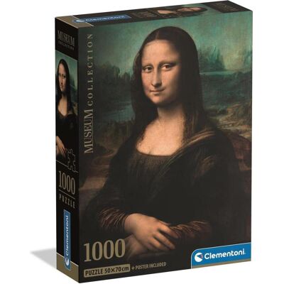 Puzzle Mona Lisa 1000 pièces - Collection Musée Clementoni - Publicité Puzzle Mona Lisa 1000 pièces - Collection Musée Clementoni - Publicité