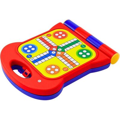 Lean Toys Reisespiel 8in1 Schach Dame Ludo Backgammon Chinesische Schlangen und Leitern - Publicité Lean Toys Reisespiel 8in1 Schach Dame Ludo Backgammon Chinesische Schlangen und Leitern - Publicité