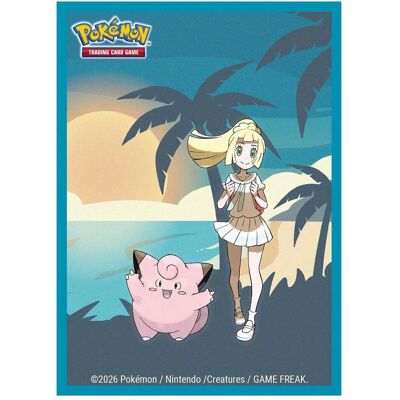 Ultra Pro Pokémon - Lillie and Clefairy Deck Protector Sleeves (65) - Publicité Ultra Pro Pokémon - Lillie and Clefairy Deck Protector Sleeves (65) - Publicité