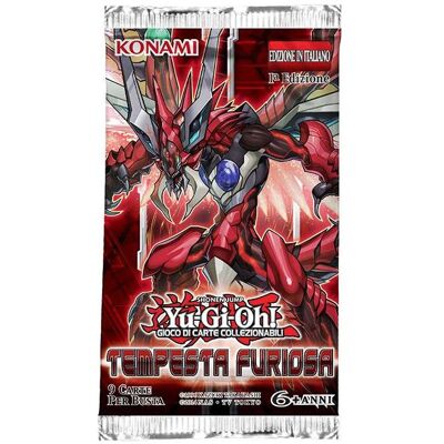 Konami YUGI Tempesta Furiosa 1 Busta (Italien, Pack de boosters) - Publicité Konami YUGI Tempesta Furiosa 1 Busta (Italien, Pack de boosters) - Publicité