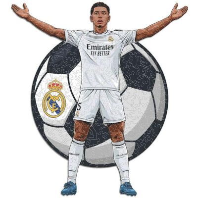 Iconic Jude Bellingham - Real Madrid - Puzzle en bois Taille S (150 Pièces) (150 pièces) - Publicité Iconic Jude Bellingham - Real Madrid - Puzzle en bois Taille S (150 Pièces) (150 pièces) - Publicité