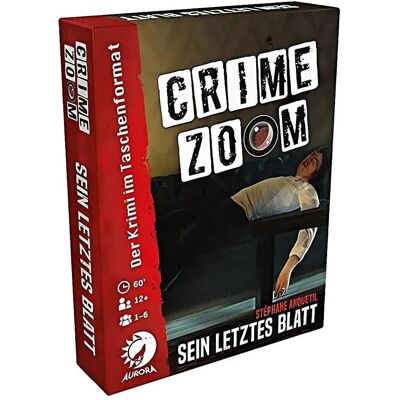 Asmodée LDGD0004 - Crime Zoom (Fall 1 : His last leaf) - 1-6 joueurs, pour les 12 ans et plus (édition DE) (Allemand, 1 - 6 Joueur) - Publicité Asmodée LDGD0004 - Crime Zoom (Fall 1 : His last leaf) - 1-6 joueurs, pour les 12 ans et plus (édition DE) (Allemand, 1 - 6 Joueur) - Publicité