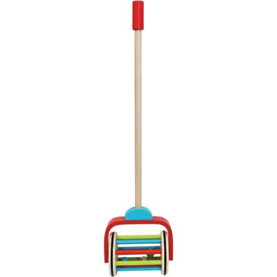 Jouet bébé - Hochet en bois avec billes mobiles - 9,5x15,5x60 cm - Publicité Jouet bébé - Hochet en bois avec billes mobiles - 9,5x15,5x60 cm - Publicité
