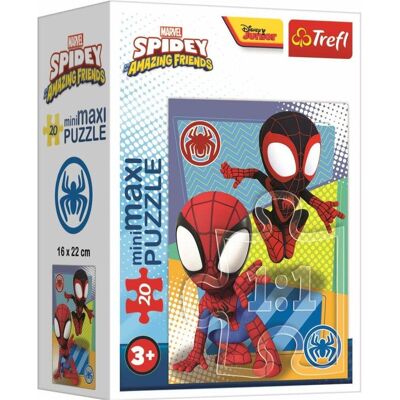 Trefl Puzzle Amazing Spidey : Spidey et Spin 20 pièces (20 pièces) - Publicité Trefl Puzzle Amazing Spidey : Spidey et Spin 20 pièces (20 pièces) - Publicité