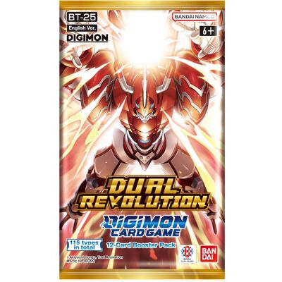 Bandai Digimon - CG BT25 Dual Revolution - Booster Pack (DIGI2844) (Pack de boosters) - Publicité Bandai Digimon - CG BT25 Dual Revolution - Booster Pack (DIGI2844) (Pack de boosters) - Publicité