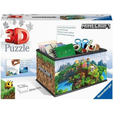 Ravensburger Boîte de rangement Minecraft 216p (216 pièces) - Publicité Ravensburger Boîte de rangement Minecraft 216p (216 pièces) - Publicité