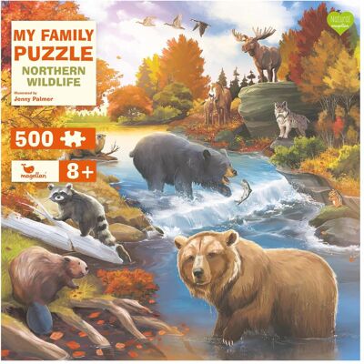 Puzzle Famille Magellan - Faune Nordique - 500 Pièces - Publicité Puzzle Famille Magellan - Faune Nordique - 500 Pièces - Publicité