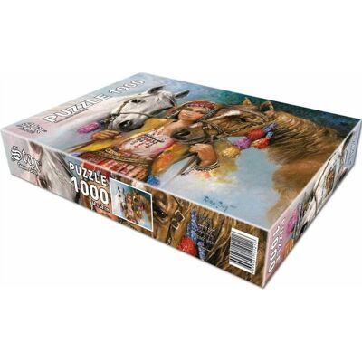 Star Puzzle Landmädchen 1000 Pièces - Puzzle - Publicité Star Puzzle Landmädchen 1000 Pièces - Puzzle - Publicité