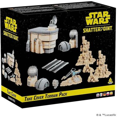 Atomic Mass Games Star Wars : Shatterpoint - Take Cover Terrain Pack (Kit de terrain à couvert!) (Polonais, 2 Joueur) - Publicité Atomic Mass Games Star Wars : Shatterpoint - Take Cover Terrain Pack (Kit de terrain à couvert!) (Polonais, 2 Joueur) - Publicité