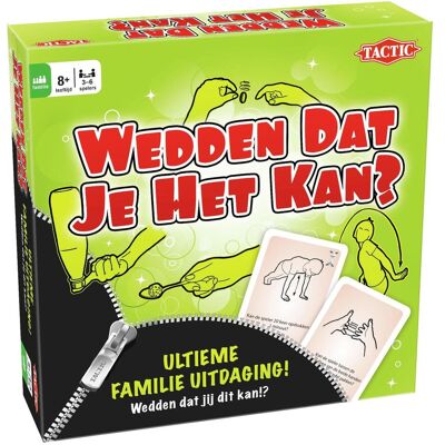 Tactic Comment savoir si tu peux le faire? (Néerlandais, 3 - 6 Joueur) - Publicité Tactic Comment savoir si tu peux le faire? (Néerlandais, 3 - 6 Joueur) - Publicité