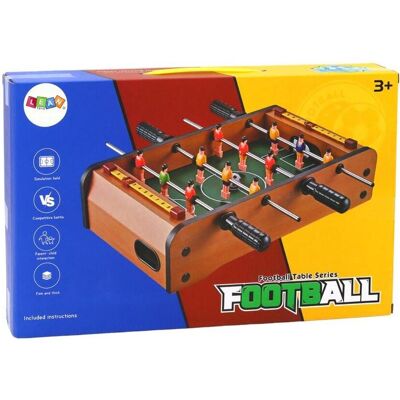 Lean Toys Mini Tischfussball Aus Holz 36Cm X 21,5Cm X 9Cm - Publicité Lean Toys Mini Tischfussball Aus Holz 36Cm X 21,5Cm X 9Cm - Publicité