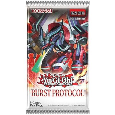 Konami Burst Protocol Booster Pack - 1st. Edition - Yu-Gi-Oh! - EN (Anglais, Pack de boosters) - Publicité Konami Burst Protocol Booster Pack - 1st. Edition - Yu-Gi-Oh! - EN (Anglais, Pack de boosters) - Publicité