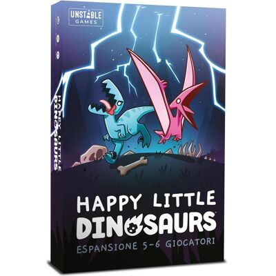 Asmodée Happy Little Dinosaurs : 5-6 Player Expansion (Allemand, Italien) - Publicité Asmodée Happy Little Dinosaurs : 5-6 Player Expansion (Allemand, Italien) - Publicité