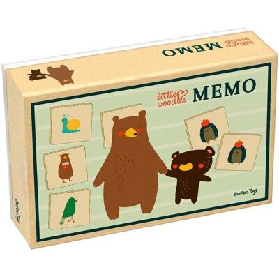 Barbo Toys Little Woodies Memo - Jeu de mémoire pour enfants - Publicité Barbo Toys Little Woodies Memo - Jeu de mémoire pour enfants - Publicité