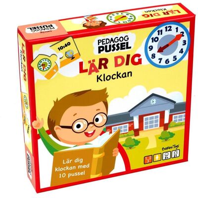 Barbo Toys Barbo Classic Pedagog Pussel Lär Dig Klockan (SE) (21 pièces) - Publicité Barbo Toys Barbo Classic Pedagog Pussel Lär Dig Klockan (SE) (21 pièces) - Publicité