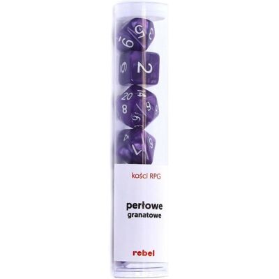 Rebel Jeu de dés RPG - Pearl - Violet - Publicité Rebel Jeu de dés RPG - Pearl - Violet - Publicité