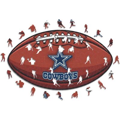 Puzzle ICONIC Dallas Cowboys NFL Logo en bois - 150 pièces - Publicité Puzzle ICONIC Dallas Cowboys NFL Logo en bois - 150 pièces - Publicité