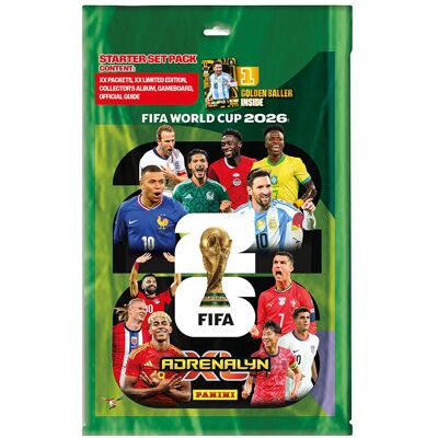 Panini Calciatori Adrenalyn World Cup 26 Starter Pack (Allemand) - Publicité Panini Calciatori Adrenalyn World Cup 26 Starter Pack (Allemand) - Publicité