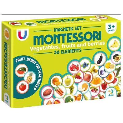 Dodo Montessori Magnetset Gemüse und Obst - Publicité Dodo Montessori Magnetset Gemüse und Obst - Publicité