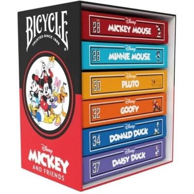 Bicycle Mickey and Friends Box Card Set (Allemand, Anglais, 1 - 10 Joueur) - Publicité Bicycle Mickey and Friends Box Card Set (Allemand, Anglais, 1 - 10 Joueur) - Publicité
