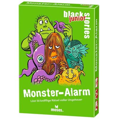 moses Verlag GmbH Black Stories Junior Monster-Alarm - Jeu - Publicité moses Verlag GmbH Black Stories Junior Monster-Alarm - Jeu - Publicité