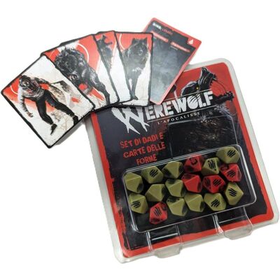 Asmodée Werewolf: The Apocalypse - Dice Set - Publicité Asmodée Werewolf: The Apocalypse - Dice Set - Publicité