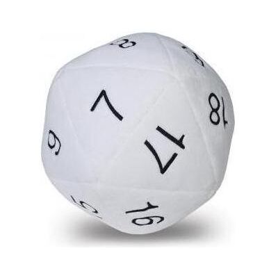 Ultra Pro D20 Cube en peluche - Blanc/Noir Chiffres - Publicité Ultra Pro D20 Cube en peluche - Blanc/Noir Chiffres - Publicité