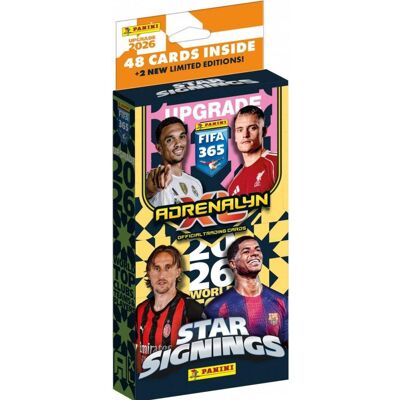 Panini FIFA 2026 Star Signing Cards (Pack de boosters) - Publicité Panini FIFA 2026 Star Signing Cards (Pack de boosters) - Publicité