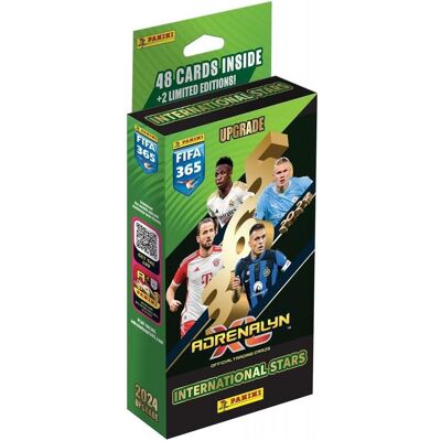 Panini Cards FIFA 365 2024 Upgrade International Stars (Pack de boosters) - Publicité Panini Cards FIFA 365 2024 Upgrade International Stars (Pack de boosters) - Publicité