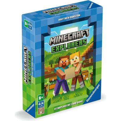 Ravensburger Minecraft Explorers Jeu de Cartes - Aventure Coopérative - Publicité Ravensburger Minecraft Explorers Jeu de Cartes - Aventure Coopérative - Publicité