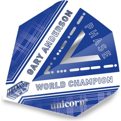 Unicorn Ultra Fly 100 Gary Anderson Champion du Monde Phase 5 Flights - Publicité Unicorn Ultra Fly 100 Gary Anderson Champion du Monde Phase 5 Flights - Publicité