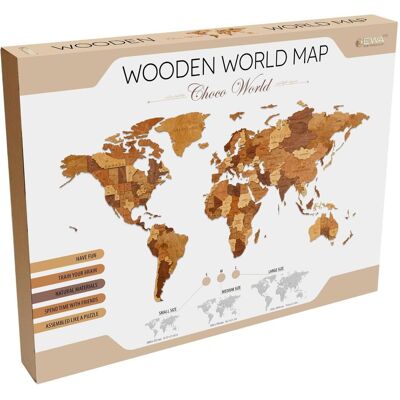 Eco Wood Art Carte du monde MChoco World (126 pièces) - Publicité Eco Wood Art Carte du monde MChoco World (126 pièces) - Publicité