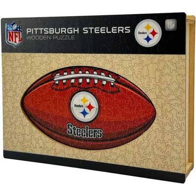ICONIC Puzzles - Steelers - Puzzle en Bois Logo NFL - M (270 pcs) - Puzzle - Publicité ICONIC Puzzles - Steelers - Puzzle en Bois Logo NFL - M (270 pcs) - Puzzle - Publicité