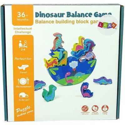 Leantoys - Dinozaury - Bois - 12 dinosaures - puzzle en bois - Publicité Leantoys - Dinozaury - Bois - 12 dinosaures - puzzle en bois - Publicité