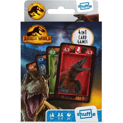 Shuffle 10028048 Jeu familial - 10 min - Jurassic World - Publicité Shuffle 10028048 Jeu familial - 10 min - Jurassic World - Publicité