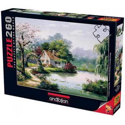 Anatolian Puzzle de 3304 260XL pcs. Le printemps dans le village par Sung Kim (260 pièces) - Publicité Anatolian Puzzle de 3304 260XL pcs. Le printemps dans le village par Sung Kim (260 pièces) - Publicité
