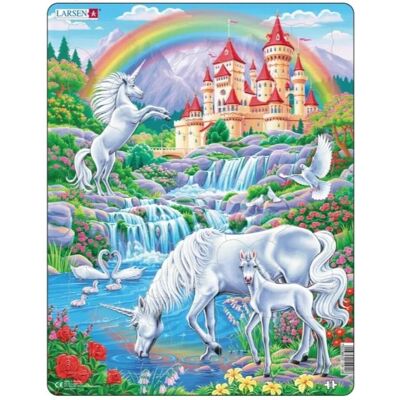 Larsen Puzzle de licornes 32 pièces - Puzzle - Publicité Larsen Puzzle de licornes 32 pièces - Puzzle - Publicité