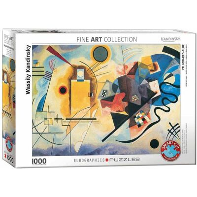 Puzzle Eurographics - Wassily Kandinsky - Jaune, Rouge, Bleu - 1000 Pièces - Publicité Puzzle Eurographics - Wassily Kandinsky - Jaune, Rouge, Bleu - 1000 Pièces - Publicité