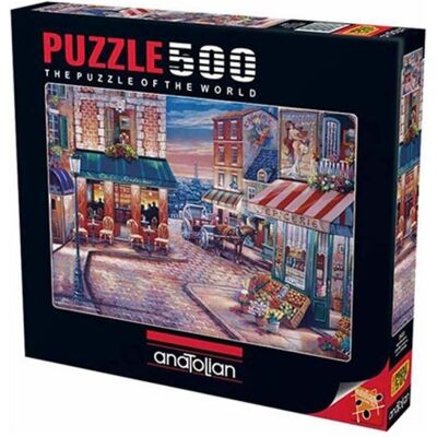 Puzzle Anatolian 3523 - Rendezvous au Café 500 Pièces - Publicité Puzzle Anatolian 3523 - Rendezvous au Café 500 Pièces - Publicité