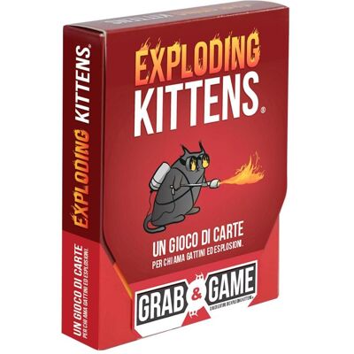 Asmodée Exploding Kittens Grab & Game 2.0 (Allemand, 2 - 5 Joueur) - Publicité Asmodée Exploding Kittens Grab & Game 2.0 (Allemand, 2 - 5 Joueur) - Publicité