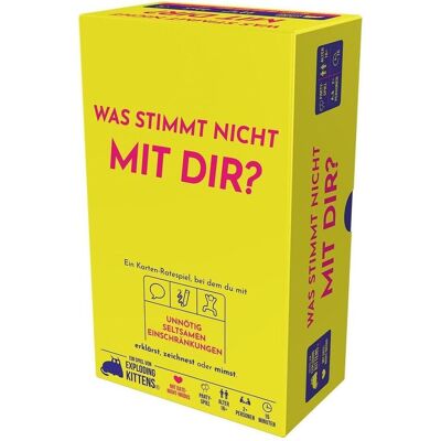 Asmodée Qu'est-ce qui ne va pas chez toi? (Fr) (Allemand, 2 - 4 Joueur) - Publicité Asmodée Qu'est-ce qui ne va pas chez toi? (Fr) (Allemand, 2 - 4 Joueur) - Publicité