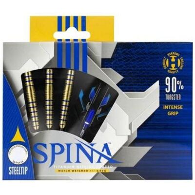 Harrows Spina Gold 90% Steeltip Darts (26 g) - Publicité Harrows Spina Gold 90% Steeltip Darts (26 g) - Publicité