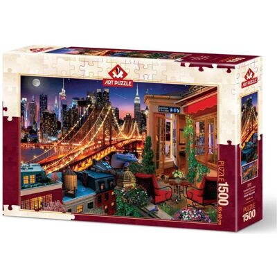 ART PUZZLE Terrasse Brooklyn 1500 Pièces - Puzzle - Publicité ART PUZZLE Terrasse Brooklyn 1500 Pièces - Puzzle - Publicité