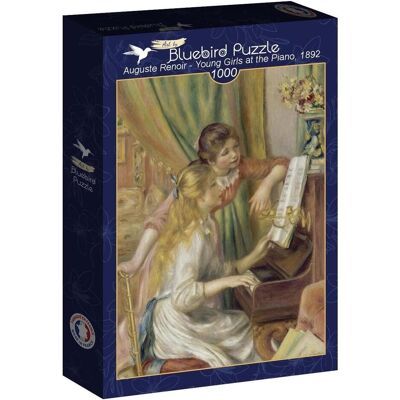 Bluebird - Jeunes filles au piano - Renoir - 1892 - Puzzle - Publicité Bluebird - Jeunes filles au piano - Renoir - 1892 - Puzzle - Publicité