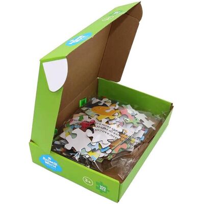 Lean Toys Puzzles für Kinder Tierpuzzle 100 Teile. (100 pièces) - Publicité Lean Toys Puzzles für Kinder Tierpuzzle 100 Teile. (100 pièces) - Publicité