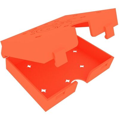 Feldherr Porte-cartes pliable grand format pour cartes à jouer, verrouillable, orange (Matières plastiques) - Publicité Feldherr Porte-cartes pliable grand format pour cartes à jouer, verrouillable, orange (Matières plastiques) - Publicité
