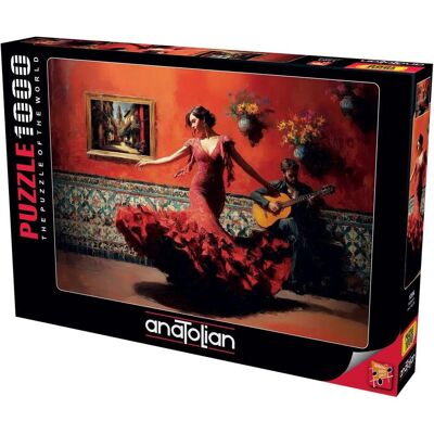 Anatolian Puzzle Flamenco 1000 dlks (1000 pièces) - Publicité Anatolian Puzzle Flamenco 1000 dlks (1000 pièces) - Publicité