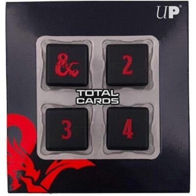Ultra Pro UP18613 - Dungeons & Dragons : Jeu de dés Heavy Metal D6, 4 pièces - Publicité Ultra Pro UP18613 - Dungeons & Dragons : Jeu de dés Heavy Metal D6, 4 pièces - Publicité