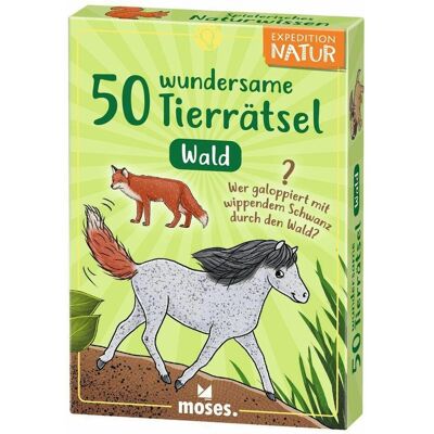 Moses Expedition Nature 50 Casse-tête d'animaux de la forêt 7J (Allemand) - Publicité Moses Expedition Nature 50 Casse-tête d'animaux de la forêt 7J (Allemand) - Publicité