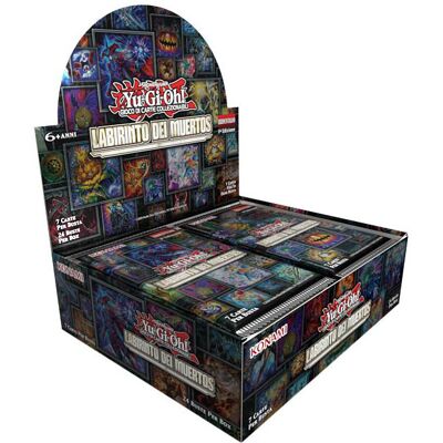 Konami Yu-Gi-Oh! Box 24 Buste Maze Of Muertos ITA (Italien, Pack de boosters) - Publicité Konami Yu-Gi-Oh! Box 24 Buste Maze Of Muertos ITA (Italien, Pack de boosters) - Publicité
